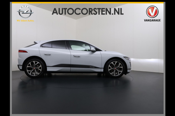 Jaguar I-PACE EV400 pk HSE First Edition 90 kWh AWD Pano-Dak Elektr.+Leer+Memory (Active-Air Suspension-)Luchtvering Matrix-LED Meridian®-Surr Lmv 20" DAB Bluetooth Led Stuur-Stoel-Achterbank-Voorruitverwarming Elek.Achterklep Zeer compleet, nieuwprijs € 106.646,- Origineel Nederlandse Auto