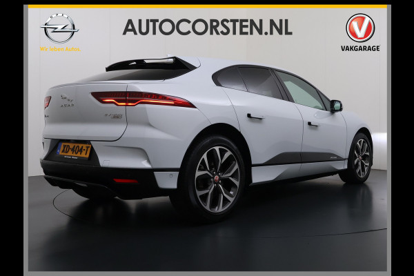 Jaguar I-PACE EV400 pk HSE First Edition 90 kWh AWD Pano-Dak Elektr.+Leer+Memory (Active-Air Suspension-)Luchtvering Matrix-LED Meridian®-Surr Lmv 20" DAB Bluetooth Led Stuur-Stoel-Achterbank-Voorruitverwarming Elek.Achterklep Zeer compleet, nieuwprijs € 106.646,- Origineel Nederlandse Auto