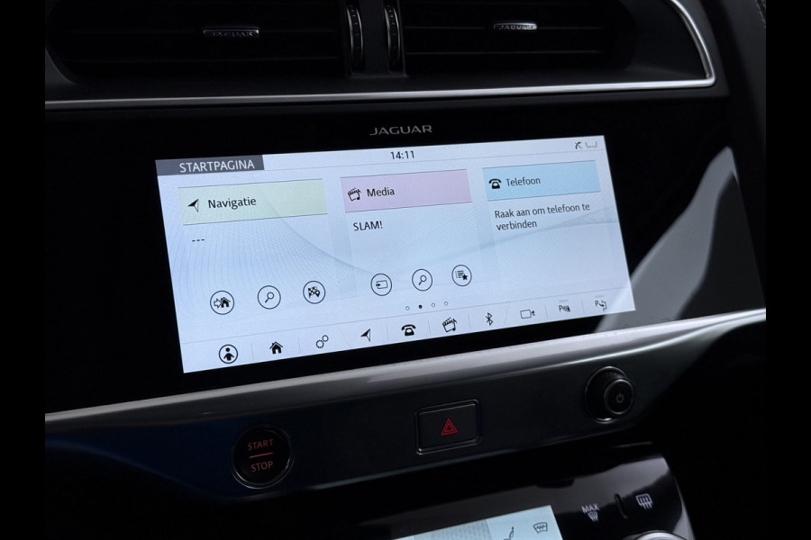 Jaguar I-PACE EV400 pk HSE First Edition 90 kWh AWD Pano-Dak Elektr.+Leer+Memory (Active-Air Suspension-)Luchtvering Matrix-LED Meridian®-Surr Lmv 20" DAB Bluetooth Led Stuur-Stoel-Achterbank-Voorruitverwarming Elek.Achterklep Zeer compleet, nieuwprijs € 106.646,- Origineel Nederlandse Auto