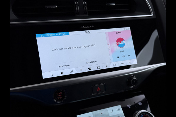 Jaguar I-PACE EV400 pk HSE First Edition 90 kWh AWD Pano-Dak Elektr.+Leer+Memory (Active-Air Suspension-)Luchtvering Matrix-LED Meridian®-Surr Lmv 20" DAB Bluetooth Led Stuur-Stoel-Achterbank-Voorruitverwarming Elek.Achterklep Zeer compleet, nieuwprijs € 106.646,- Origineel Nederlandse Auto