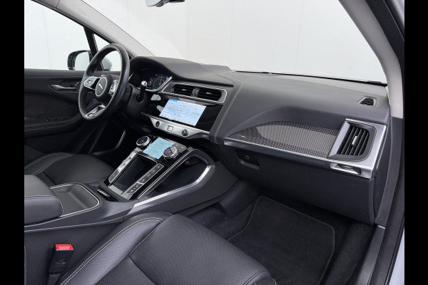Jaguar I-PACE EV400 pk HSE First Edition 90 kWh AWD Pano-Dak Elektr.+Leer+Memory (Active-Air Suspension-)Luchtvering Matrix-LED Meridian®-Surr Lmv 20" DAB Bluetooth Led Stuur-Stoel-Achterbank-Voorruitverwarming Elek.Achterklep Zeer compleet, nieuwprijs € 106.646,- Origineel Nederlandse Auto