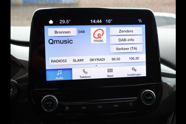 Ford Fiesta 1.0 EcoBoost 155pk Hybrid ST-Line Navigatie Climate Control Stoelverwarming Extra Getint Glas Cruise Control Lichtmetalen Velgen