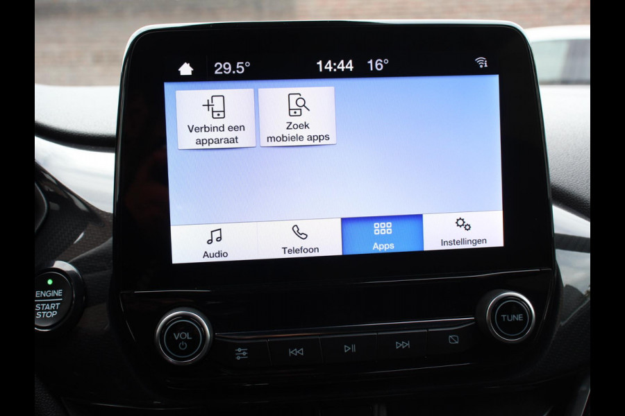 Ford Fiesta 1.0 EcoBoost 155pk Hybrid ST-Line Navigatie Climate Control Stoelverwarming Extra Getint Glas Cruise Control Lichtmetalen Velgen