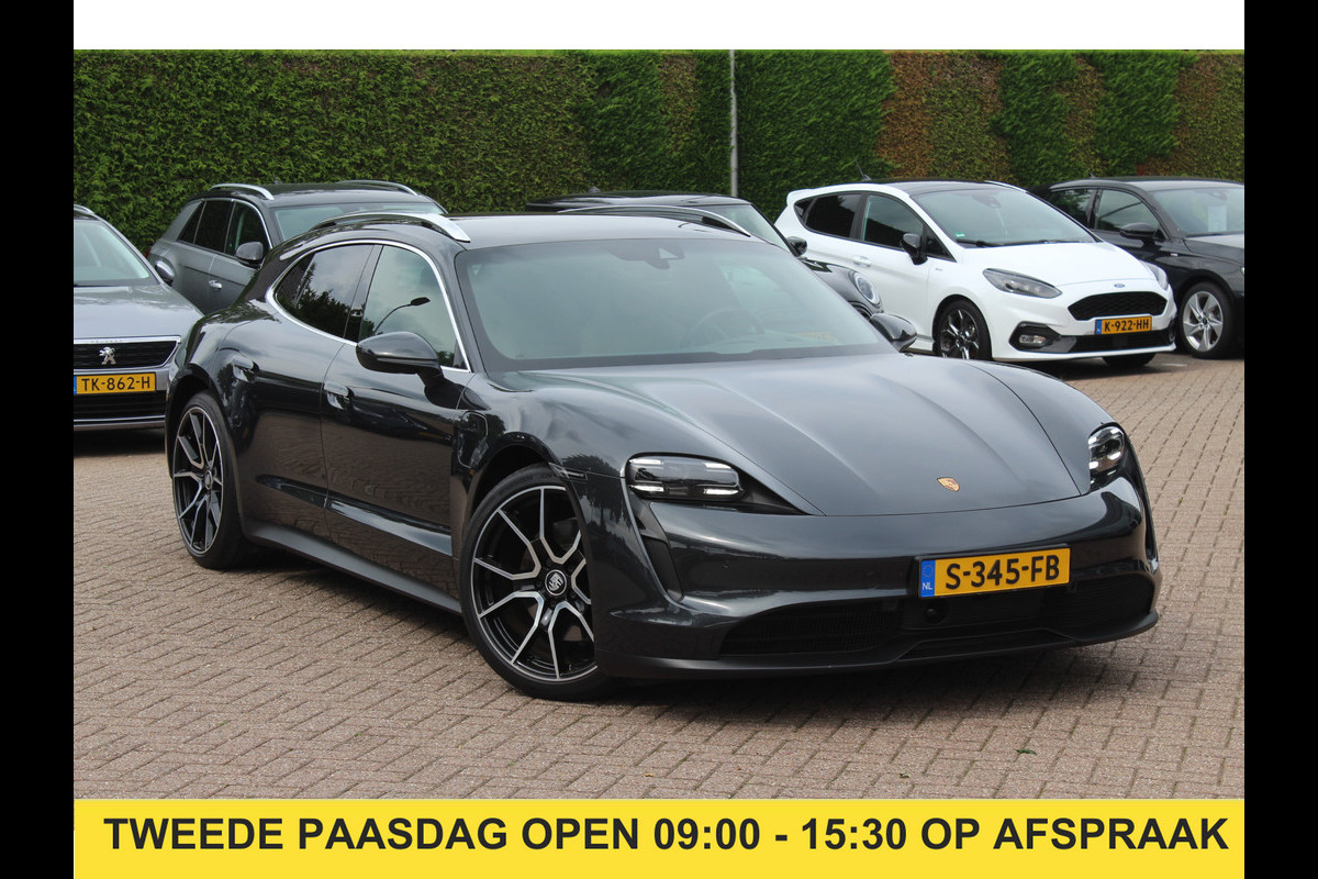 Porsche Taycan Sport Turismo 93 kWh / SoH 90,8% / Panoramadak / Camera / Adaptieve stoelen / Luchtvering / 21'' / Bose / Keyless / Sportchrono / Stoelverwarming / DAB / ACC
