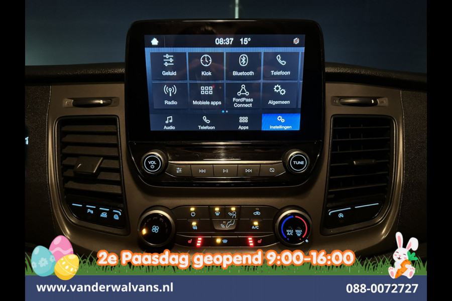 Ford Transit Custom 2.0 TDCI 131pk L2H1 Euro6 Airco | LED | Apple Carplay | Cruisecontrol | 2800kg Trekhaak Parkeersensoren, Stoelverwarming, Verwarmde voorruit, Bijrijdersbank