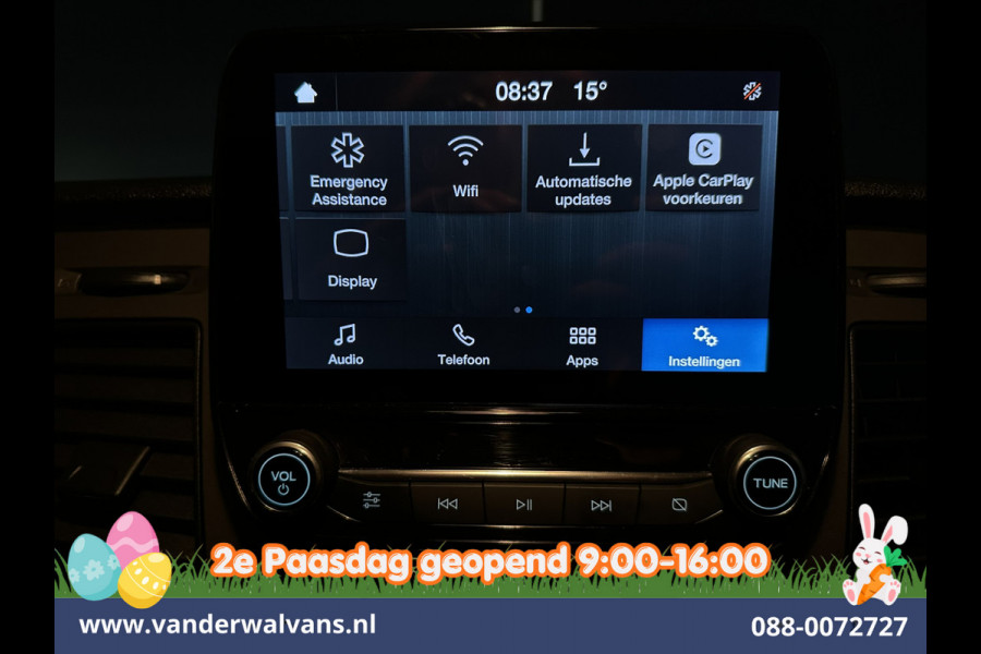 Ford Transit Custom 2.0 TDCI 131pk L2H1 Euro6 Airco | LED | Apple Carplay | Cruisecontrol | 2800kg Trekhaak Parkeersensoren, Stoelverwarming, Verwarmde voorruit, Bijrijdersbank