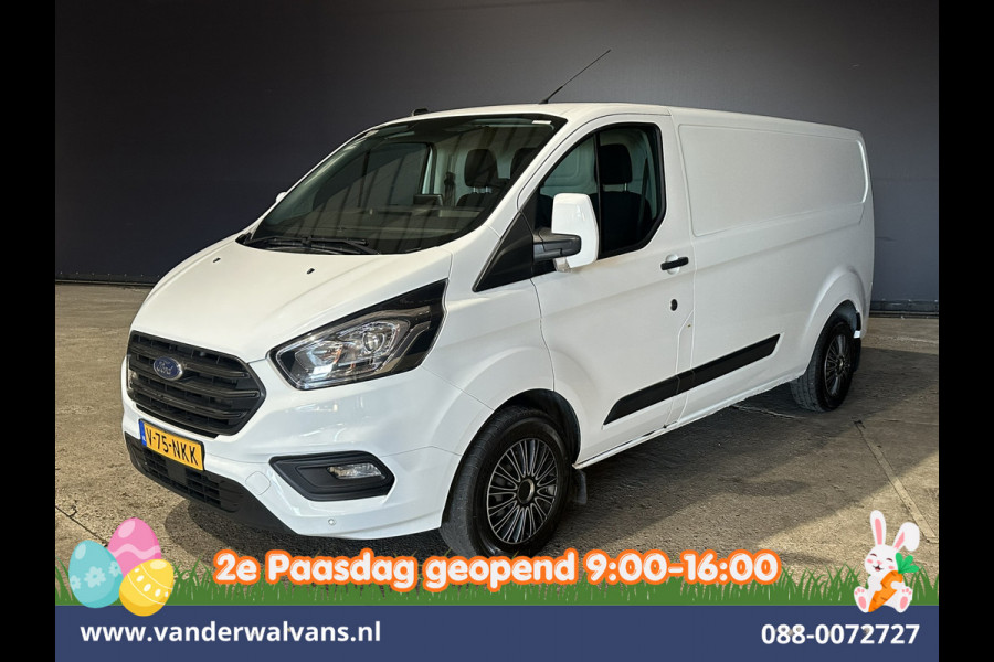 Ford Transit Custom 2.0 TDCI 131pk L2H1 Euro6 Airco | LED | Apple Carplay | Cruisecontrol | 2800kg Trekhaak Parkeersensoren, Stoelverwarming, Verwarmde voorruit, Bijrijdersbank