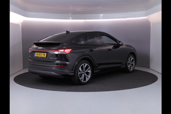 Audi Q4 Sportback e-tron 40 Launch edition Advanced 77 kWh 204pk | SoH 92% | 20'LM-velgen  interieur-voorverwarming | Matrix LED