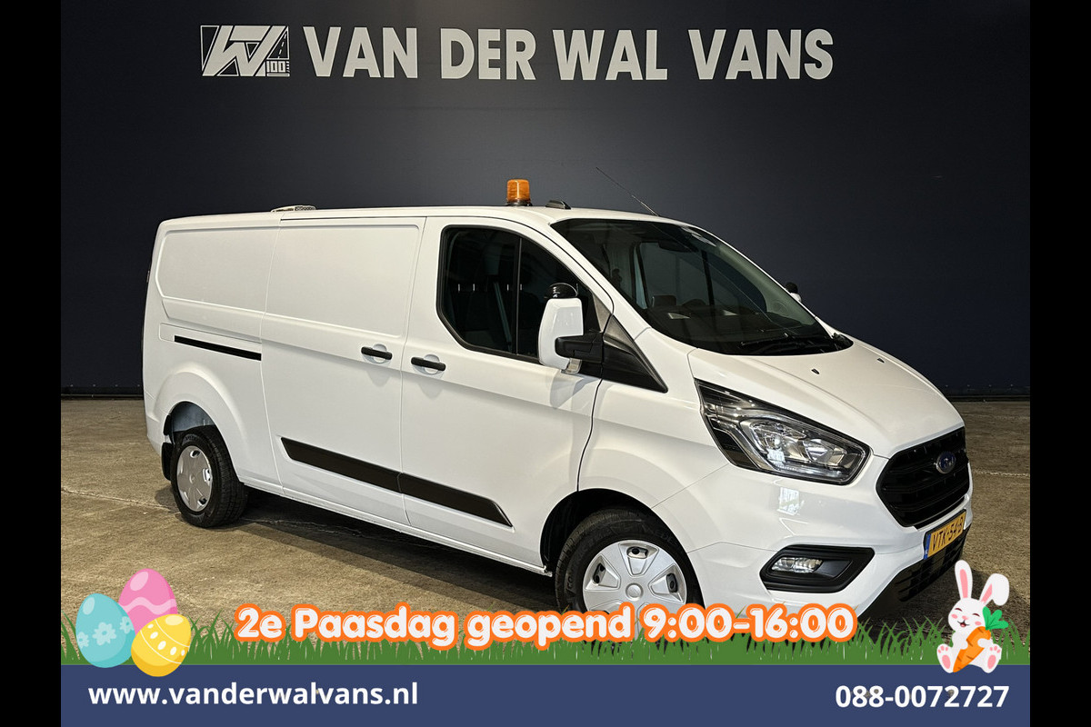 Ford Transit Custom 2.0 TDCI 130pk L2H1 inrichting Euro6 Airco | Camera | 2800kg Trekhaak | LED Cruisecontrol, Stoelverwarming, Parkeersensoren, Bijrijdersbank