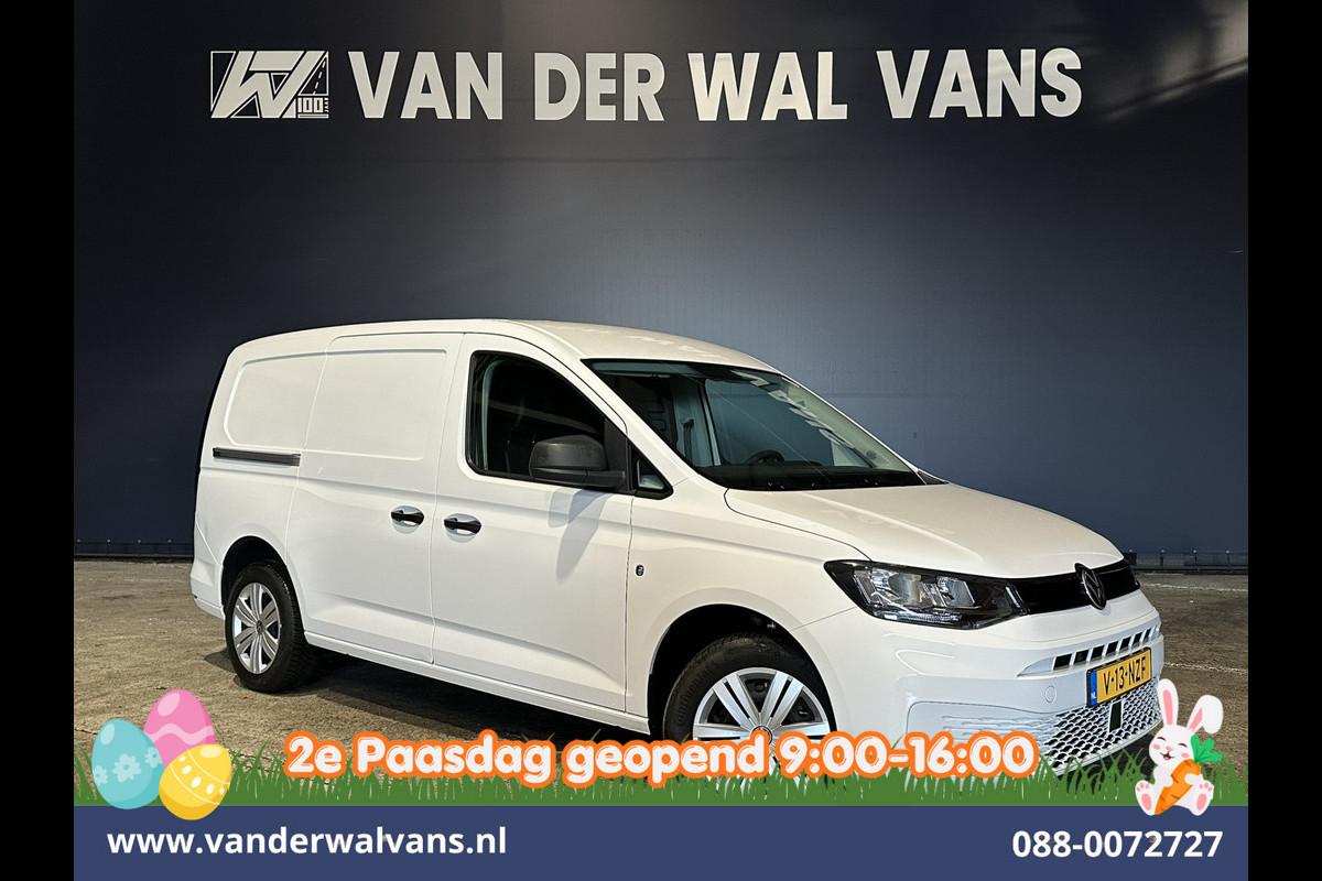 Volkswagen Caddy Cargo Maxi 1.5 TSI 115pk Benzine motor L2H1 Fabrieksgarantie Airco | Camera | Apple Carplay | Bumper in de kleur Android Auto, Zijdeur