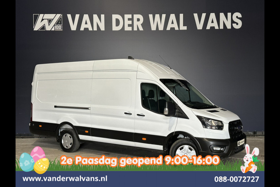 Ford Transit 2.0 TDCI 131pk L4H3 Jumbo Euro6 Airco | Camera | Cruisecontrol | Stoelverwarming Verwarmde voorruit, Parkeersensoren, Bijrijdersbank, 2750kg trekvermogen