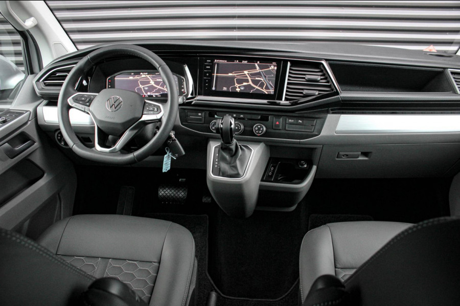 Volkswagen Transporter 2.0 TDI L2H1 150PK NEW LAGE BIJTELLING BULLI / LEDEREN BEKLEDING / DUBBEL CABINE / NAVIGATIE / ACTIVE