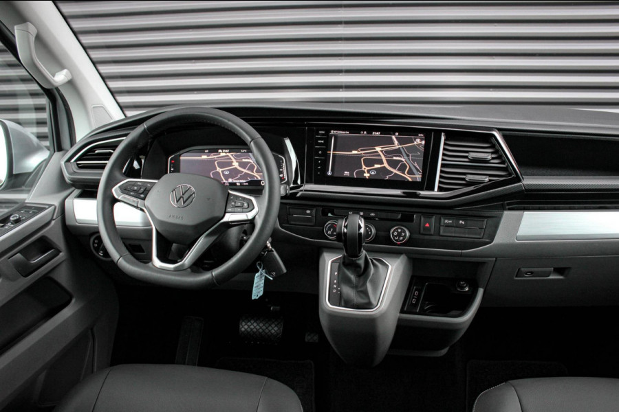 Volkswagen Transporter 2.0 TDI L2H1 150PK NEW LAGE BIJTELLING BULLI / LEDEREN BEKLEDING / DUBBEL CABINE / NAVIGATIE / ACTIVE