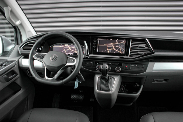 Volkswagen Transporter 2.0 TDI L2H1 150PK NEW LAGE BIJTELLING BULLI / LEDEREN BEKLEDING / DUBBEL CABINE / NAVIGATIE / ACTIVE