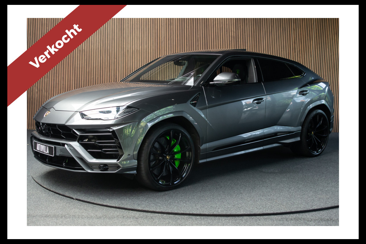 Lamborghini Urus 4.0 V8 HUD Panodak Leder Ceramic Akrapovic Keyless ACC 360 Camera B&O Massage Alcantara hemel Elektr. achterklep Elektr. verstelbare stoelen met memory Stoel & Stuurverwarming Navi PDC Climate LM velgen