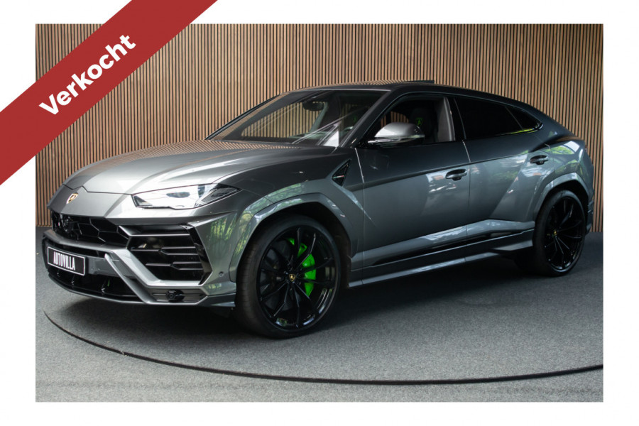 Lamborghini Urus 4.0 V8 HUD Panodak Leder Ceramic Akrapovic Keyless ACC 360 Camera B&O Massage Alcantara hemel Elektr. achterklep Elektr. verstelbare stoelen met memory Stoel & Stuurverwarming Navi PDC Climate LM velgen