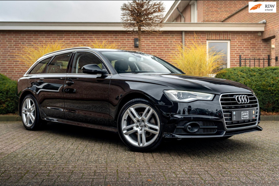 Audi A6 Avant 1.8 TFSI ultra 190 PK Adaptive Trekhaak Schuifdak Half/Leer PDC 19'' S-Line