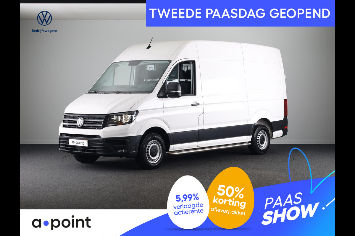 Volkswagen Crafter 35 2.0 TDI L3H3 Comfortline EURO VI 140 pk Automaat | Verlengde garantie | Navigatie | Trekhaak | Parkeersensoren | Achteruitrijcamera |