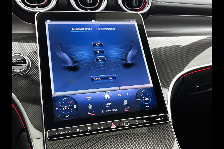 Mercedes-Benz GLC 300e 4MATIC AMG Line Achteruitrijcamera | Panaromadak | Navigatie | Memorypakket | alarm klasse 3 Inclusief 24 maanden Mercedes-Benz Certified garantie voor Europa.