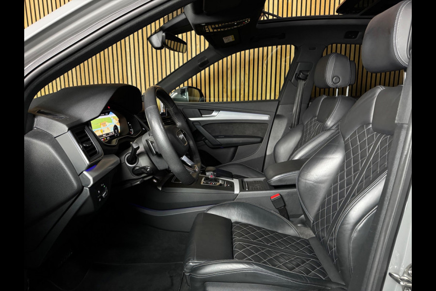 Audi Q5 55 TFSI e quattro Competition S-line BLOKJES LEER|E-ZETELS|PANO|LUCHTVERING|TREKHAAK|B&O|AMBIENT|20 INCH LMV|MATRIX