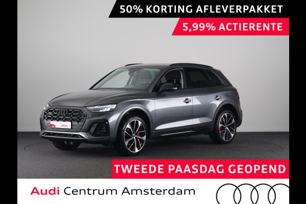 Audi Q5 50 TFSI e S edition Competition 299pk | Adaptieve cruise controle | Stoelverwarming | 21 inch Lichtmetalen velgen | Navigatie