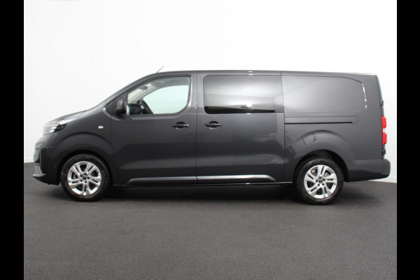 Opel Vivaro 2.0 Diesel 180 S&S L3 Automaat Dubbele Cabine | 2 schuifdeuren | Android Auto/Apple CarPlay | Navigatie | Keyless Entry&Start | Climate Control | Camera | Cruise Control | Houten afwerking laadruimte | Trekhaak | Lichtmetalen velgen