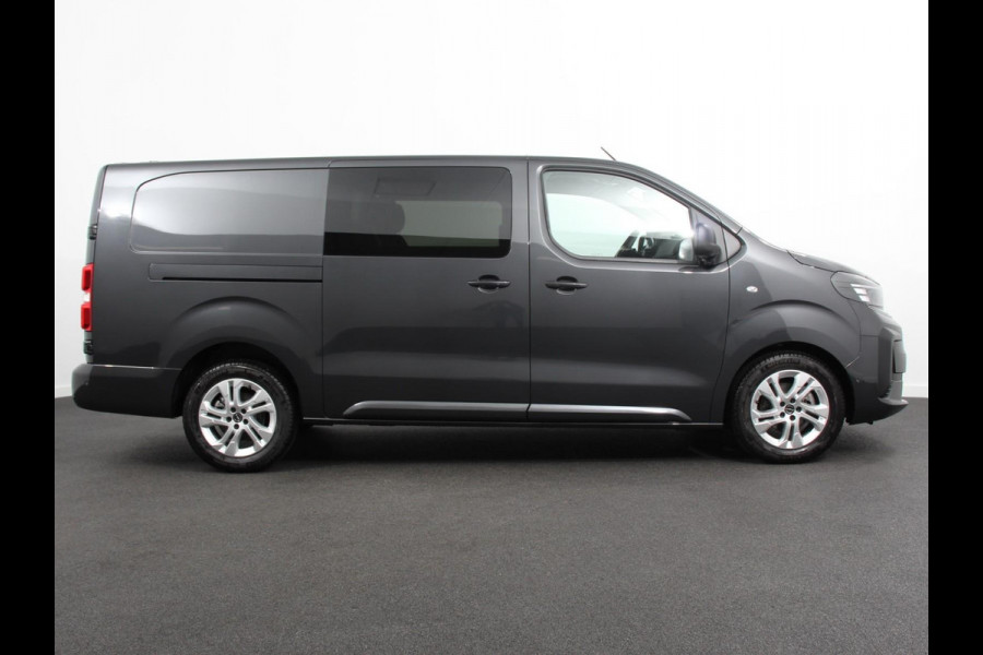 Opel Vivaro 2.0 Diesel 180 S&S L3 Automaat Dubbele Cabine | 2 schuifdeuren | Android Auto/Apple CarPlay | Navigatie | Keyless Entry&Start | Climate Control | Camera | Cruise Control | Houten afwerking laadruimte | Trekhaak | Lichtmetalen velgen