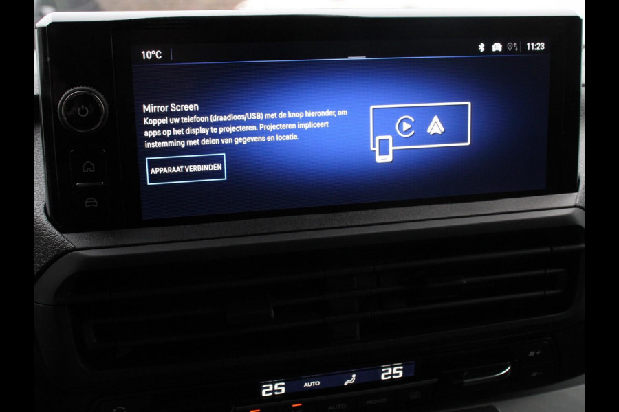 Opel Vivaro 2.0 Diesel 180 S&S L3 Automaat Dubbele Cabine | 2 schuifdeuren | Android Auto/Apple CarPlay | Navigatie | Keyless Entry&Start | Climate Control | Camera | Cruise Control | Houten afwerking laadruimte | Trekhaak | Lichtmetalen velgen