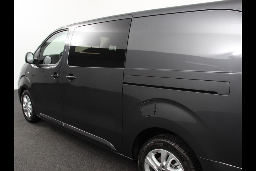 Opel Vivaro 2.0 Diesel 180 S&S L3 Automaat Dubbele Cabine | 2 schuifdeuren | Android Auto/Apple CarPlay | Navigatie | Keyless Entry&Start | Climate Control | Camera | Cruise Control | Houten afwerking laadruimte | Trekhaak | Lichtmetalen velgen