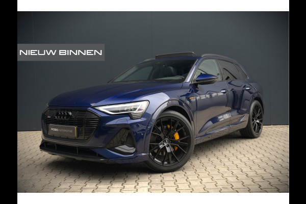 Audi e-tron e-tron 50 quattro Launch edition Black 71 kWh S-Line | Panoramadak | Stoelverwarming | Adaptive Cruise Control | Memory Seat | Parkeersensoren | Keyless | Apple Carplay