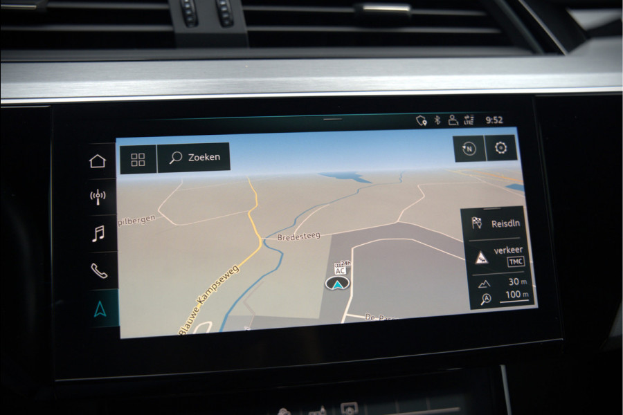 Audi e-tron e-tron 50 quattro Launch edition Black 71 kWh S-Line | Panoramadak | Stoelverwarming | Adaptive Cruise Control | Memory Seat | Parkeersensoren | Keyless | Apple Carplay