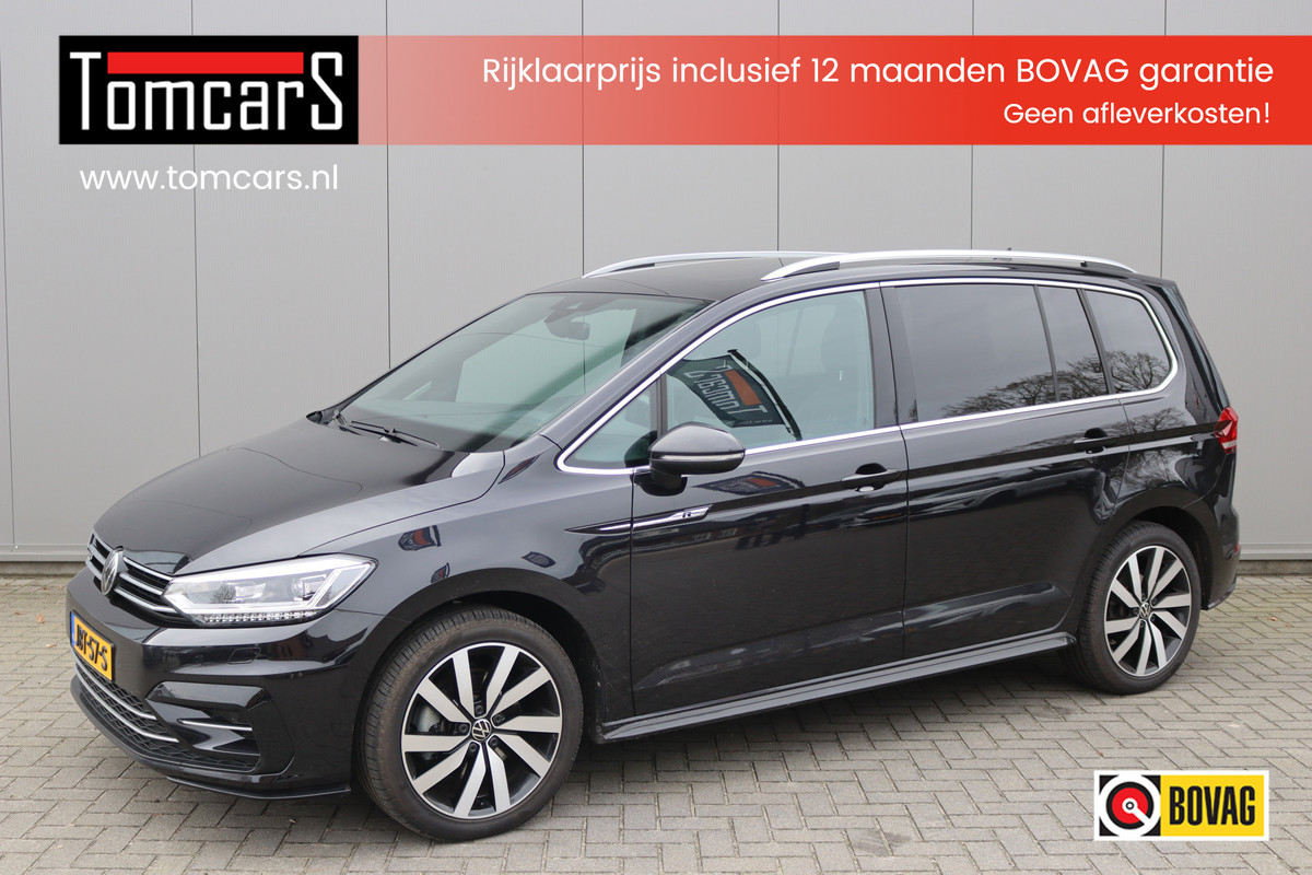 Volkswagen Touran 1.5 TSI 150PK Automaat R-Line 7pers./Pano-dak/Navigatie/Camera/Elektr.-klep/Stoelverwarming