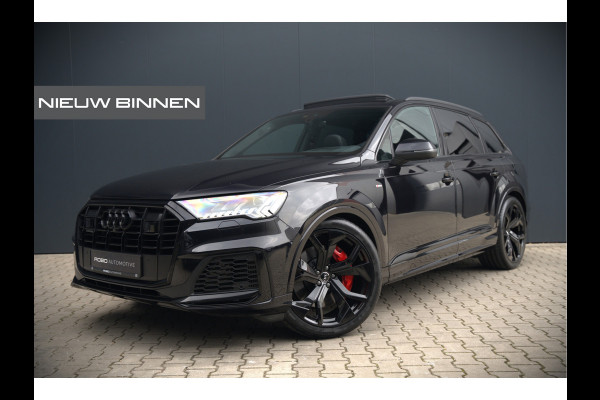 Audi Q7 55 TFSI e quattro Pro Line S S-Line | Bang & Olufsen | Panoramadak | Stoelverwarming | Stuurverwarming | Luchtvering | Head-Up Display | Memory Seats | Matrix LED | Apple Carplay | Adaptrive Cruise Control | Ambiance Verlichtin