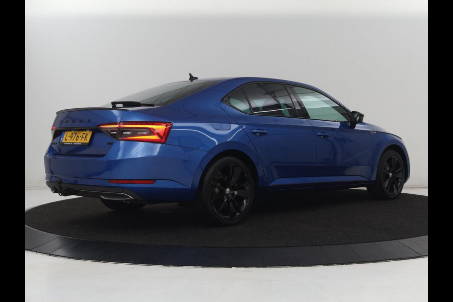 Škoda Superb 1.4 TSI iV Sportline | SOH 96% | 360 Camera | Adaptive cruise | Trekhaak | Achterbankverwarming | Canton Sound | Matrix LED | Alcantara | Stoelverwarming | Carplay | Navigatie | PHEV | Plug In