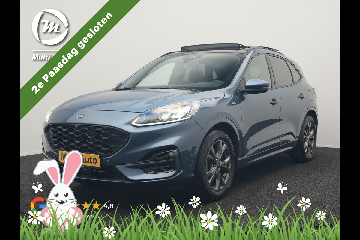 Ford Kuga 1.5 EcoBoost ST-Line X 150pk Dealer O.H. 1800kg Trekgewicht | Panodak | Adaptive Cruise | 360 Camera | Bang & Olufsen | Alcantara Sportstoelen & Stuur Verwarmd | Apple Carplay | Keyless | Blis | Navigatie | DAB |