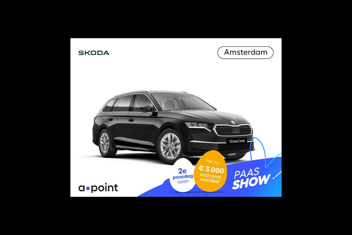 Škoda Octavia Combi Business Edition Plus m-HEV 1.5 TSI 115 pk 7 versn. DSG | Trekhaak wegklapbaar | Winter pakket | Chrome pakket