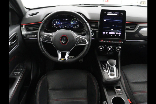 Renault Arkana 1.6 E-Tech Hybrid 145 R.S. Line | Panoramadak | Leder/Alcantara | Trekhaak | Stoelverwarming | Adaptive cruise | Camera | Carplay | Keyless | Park Assist | Full LED | Navigatie | Stuurverwarming