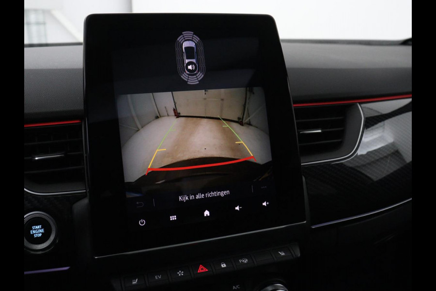 Renault Arkana 1.6 E-Tech Hybrid 145 R.S. Line | Panoramadak | Leder/Alcantara | Trekhaak | Stoelverwarming | Adaptive cruise | Camera | Carplay | Keyless | Park Assist | Full LED | Navigatie | Stuurverwarming