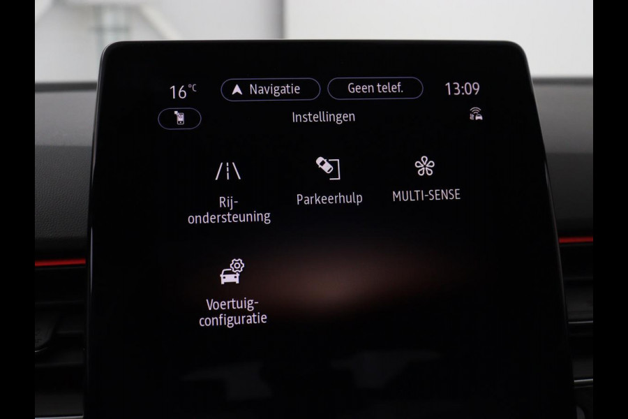 Renault Arkana 1.6 E-Tech Hybrid 145 R.S. Line | Panoramadak | Leder/Alcantara | Trekhaak | Stoelverwarming | Adaptive cruise | Camera | Carplay | Keyless | Park Assist | Full LED | Navigatie | Stuurverwarming