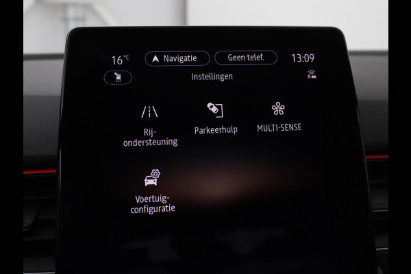 Renault Arkana 1.6 E-Tech Hybrid 145 R.S. Line | Panoramadak | Leder/Alcantara | Trekhaak | Stoelverwarming | Adaptive cruise | Camera | Carplay | Keyless | Park Assist | Full LED | Navigatie | Stuurverwarming