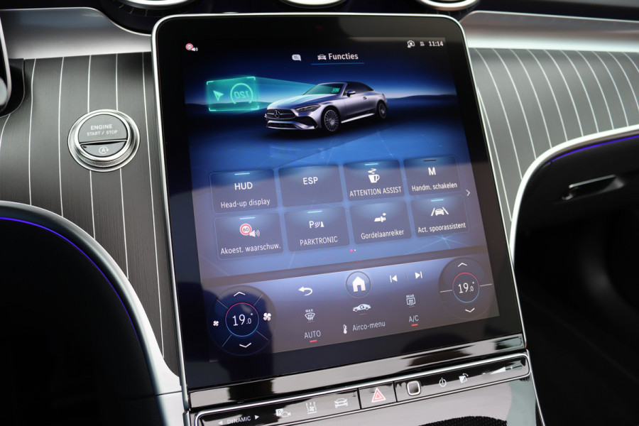 Mercedes-Benz CLE Cabriolet 450 4MATIC AMG Line | Distronic+ | Massage | Nappa Leder | Burmester | Airscarf | Stoelventilatie | HUD | Verwarmd Stuurwiel | Cabriocomfortpakket | Digital Light |
