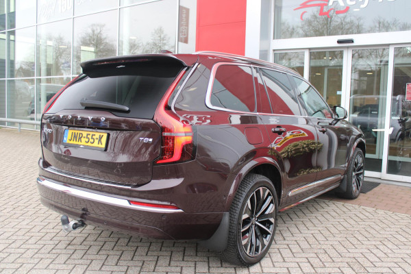 Volvo XC90 2.0 T8 456PK PHEV AWD PLUS BRIGHT | LUCHTVERING VOOR / ACHTER MET FOUR-C SETTINGS  | PANORAMISCH SCHUIF / KANTELDAK | EXTRA GETINT GLAS OP DE ACHTER PORTIEREN | BOWERS & WILKINS HIFI PREMIUM AUDI SYSTEEM INCLUSIEF FRESH AIR SUBWOOFER  | NAVIGATIE SYSTEEM BY GOOGLE MAPS | 360° CAMERA | ELEKTRISCH WEGKLAPBARE TREKHAAK | HEAD-UP DISPLAY | COMFORT STOELEN MET MASAGE FUNCTIE | STOEL VERWARMING EN VENTILATIE | ELEKTRISCH VERSTELBARE COMFORT STOEL MET GEHEUGEN EN ELEKTRISCH VERSTELBARE ZIJWANGEN | GEPERFOREERD NAPPA LEDER BEKLEDING BLOND / CHARCOAL | ACHTERBANK VERWARMING | N
