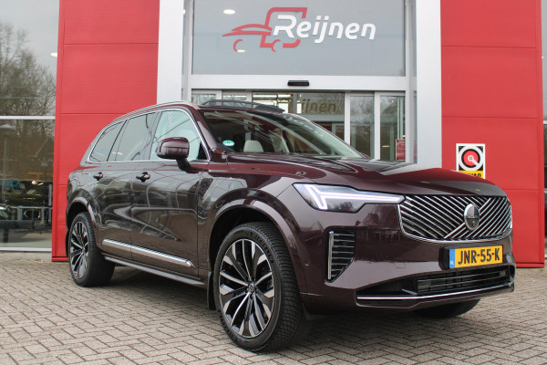 Volvo XC90 2.0 T8 456PK PHEV AWD PLUS BRIGHT | LUCHTVERING VOOR / ACHTER MET FOUR-C SETTINGS  | PANORAMISCH SCHUIF / KANTELDAK | EXTRA GETINT GLAS OP DE ACHTER PORTIEREN | BOWERS & WILKINS HIFI PREMIUM AUDI SYSTEEM INCLUSIEF FRESH AIR SUBWOOFER  | NAVIGATIE SYSTEEM BY GOOGLE MAPS | 360° CAMERA | ELEKTRISCH WEGKLAPBARE TREKHAAK | HEAD-UP DISPLAY | COMFORT STOELEN MET MASAGE FUNCTIE | STOEL VERWARMING EN VENTILATIE | ELEKTRISCH VERSTELBARE COMFORT STOEL MET GEHEUGEN EN ELEKTRISCH VERSTELBARE ZIJWANGEN | GEPERFOREERD NAPPA LEDER BEKLEDING BLOND / CHARCOAL | ACHTERBANK VERWARMING | N