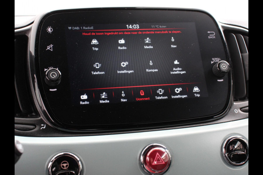Fiat 500C 1.0 Hybrid Bellavita | Navigatie | Climate Control | Apple Carplay/Android Auto | Dab | Digitale Cockpit | Parkeer sensoren