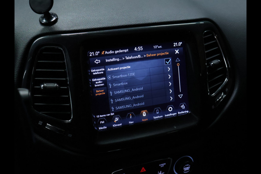 Jeep Compass 1.3T S [SCHUIFKANTELDAK, STOELVERWARMING, STUURVERWARMING, ACHTERUITRIJCAMERA, PARKEERSENSOREN V+A, CRUISE CONTROL, ELEKTRISCHE STOELEN, NIEUWSTAAT]