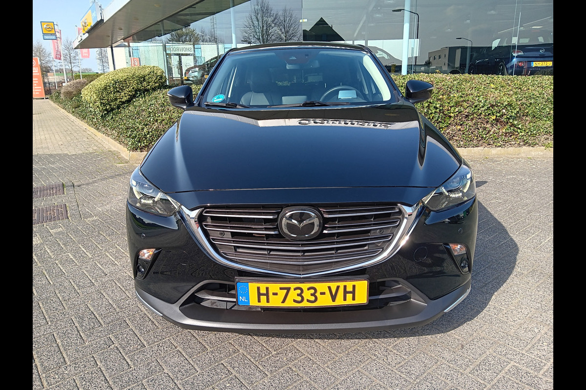 Mazda CX-3 2.0 SkyActiv-G 120 GT-M AUTOMAAT, LED, 18" LMV, CAMERA, PDC, HUD, etc. incl. 12 MND BOVAGGARANTIE