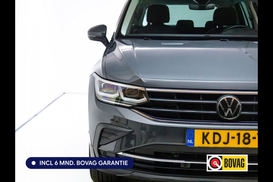 Volkswagen Tiguan 1.4 TSI eHybrid Active | Elec. Panodak | IQ Light | Elc. achterklep | Stoel- & Stuurverwarming | Adaptieve cruise, Camera, Automatisch inparkeren, All season banden