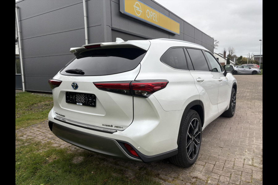 Toyota highlander 2.5 AWD Hybrid Premium | 7p |  Panoramadak | 360 graden camera | Platinum Pearl White | Adaptieve cruisecontrol | JBL audio | Head up Display | Stoelverwarming | Achterbank verwarmd