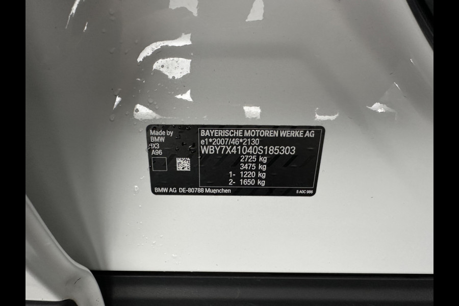 BMW iX3 High Executive 80 kWh [3-Fase-11kW] {SOH-100%} (INCL-BTW) Aut. *PANO | LEATHER | HARMAN/KARDON | FULL-LED | BLINDSPOT | MEMORY-PACK | DIGI-COCKPIT | HEATED-SPORTSEATS | KEYLESS | TOPVIEW | DAB+ | NAVI-FULLMAP | HEAD-UP | PRIVACY-GLASS | .