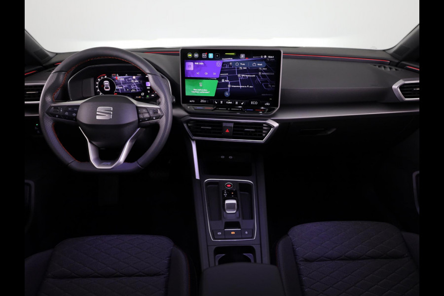 Seat Leon 1.5 TSI e-Hybrid FR Business | Technology Pack | Velgen 'Performance Supreme', 18 inch | Elektr. Trekhaak | Midnight Black Metallic